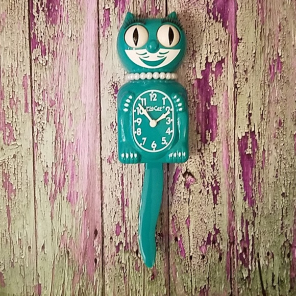 Kit-Cat Klock Other - LAST One! Emerald Green Lady KIT-CAT CLOCK KAT KLOCK